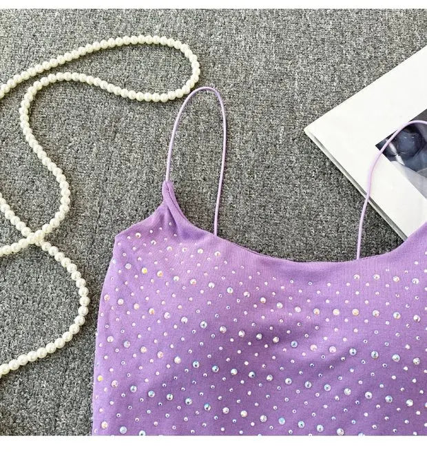 Women's Backless Tank Top - Pure Desire Slim Fit Bustier Base Layer for Ages 18-24