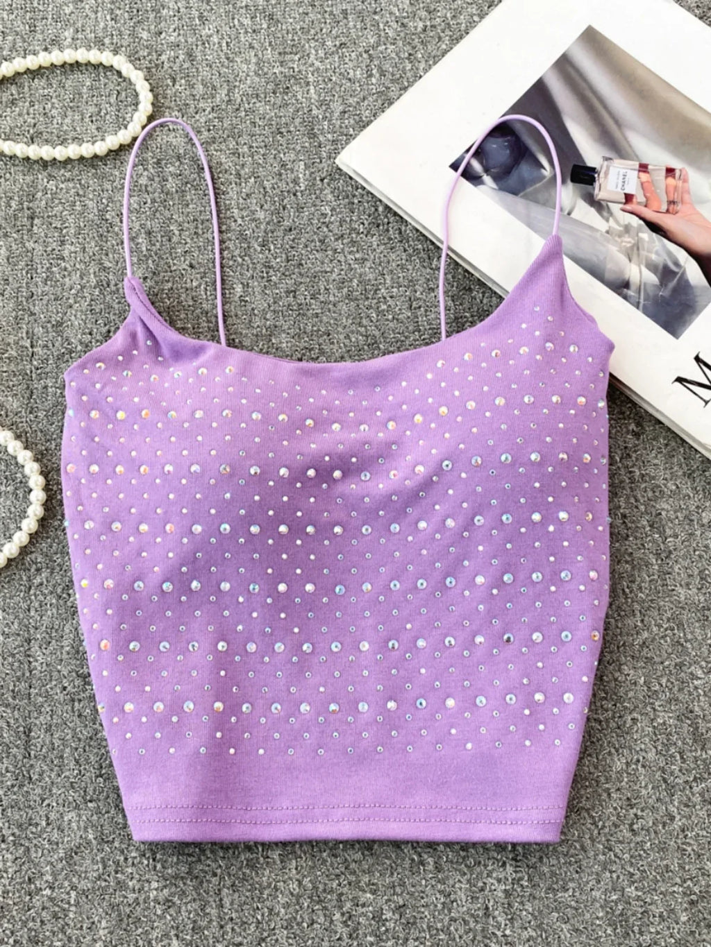 Women's Backless Tank Top - Pure Desire Slim Fit Bustier Base Layer for Ages 18-24