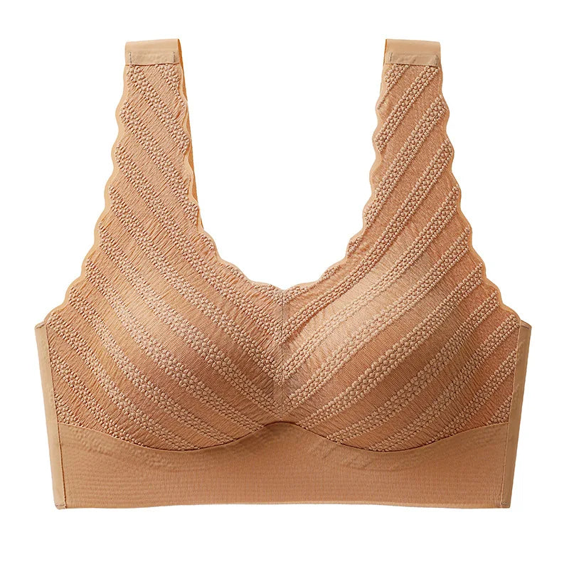 Seamless Wireless Push-Up Bra