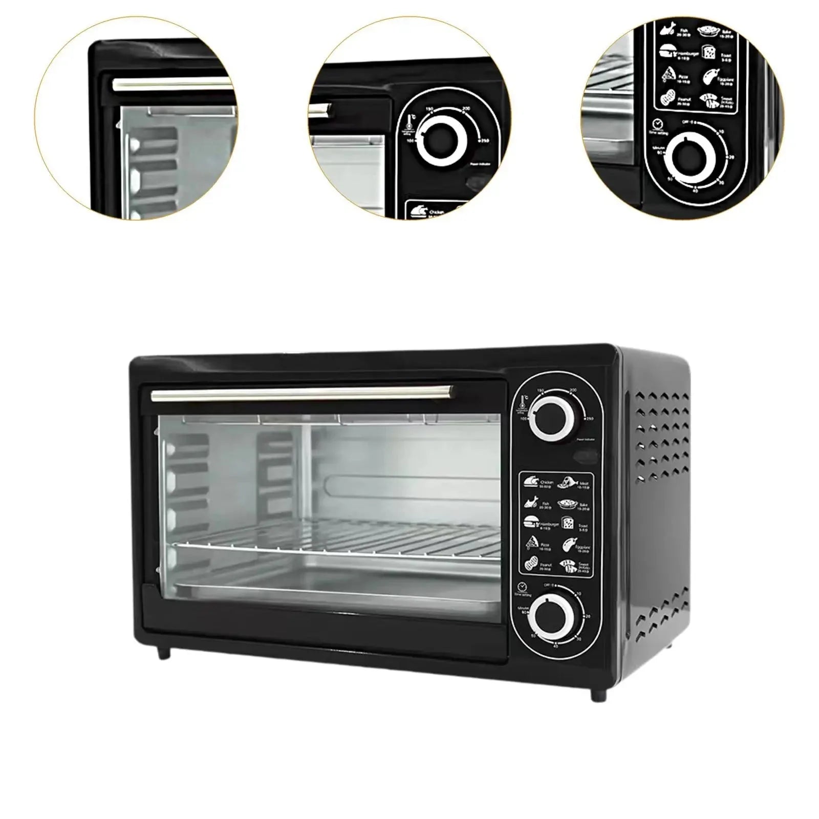 Multifunctional Easy Clean Large Capacity Baking Electric Oven The Max Mall
