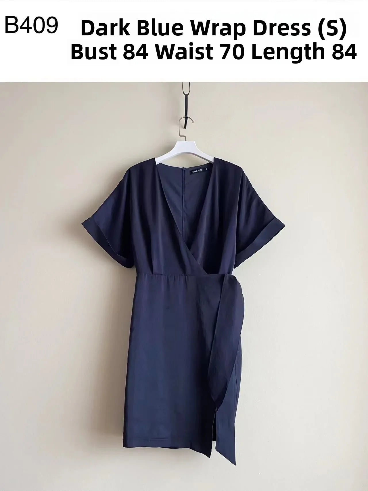 Summer A-Line V-Neck Dress with Irregular Hem