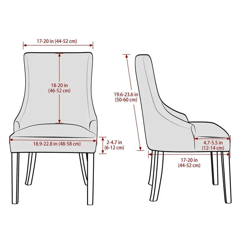 Yupartex Stretch Chair Cover - Jacquard Spandex Slipcover The Max Mall