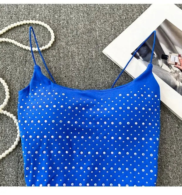 Women's Backless Tank Top - Pure Desire Slim Fit Bustier Base Layer for Ages 18-24