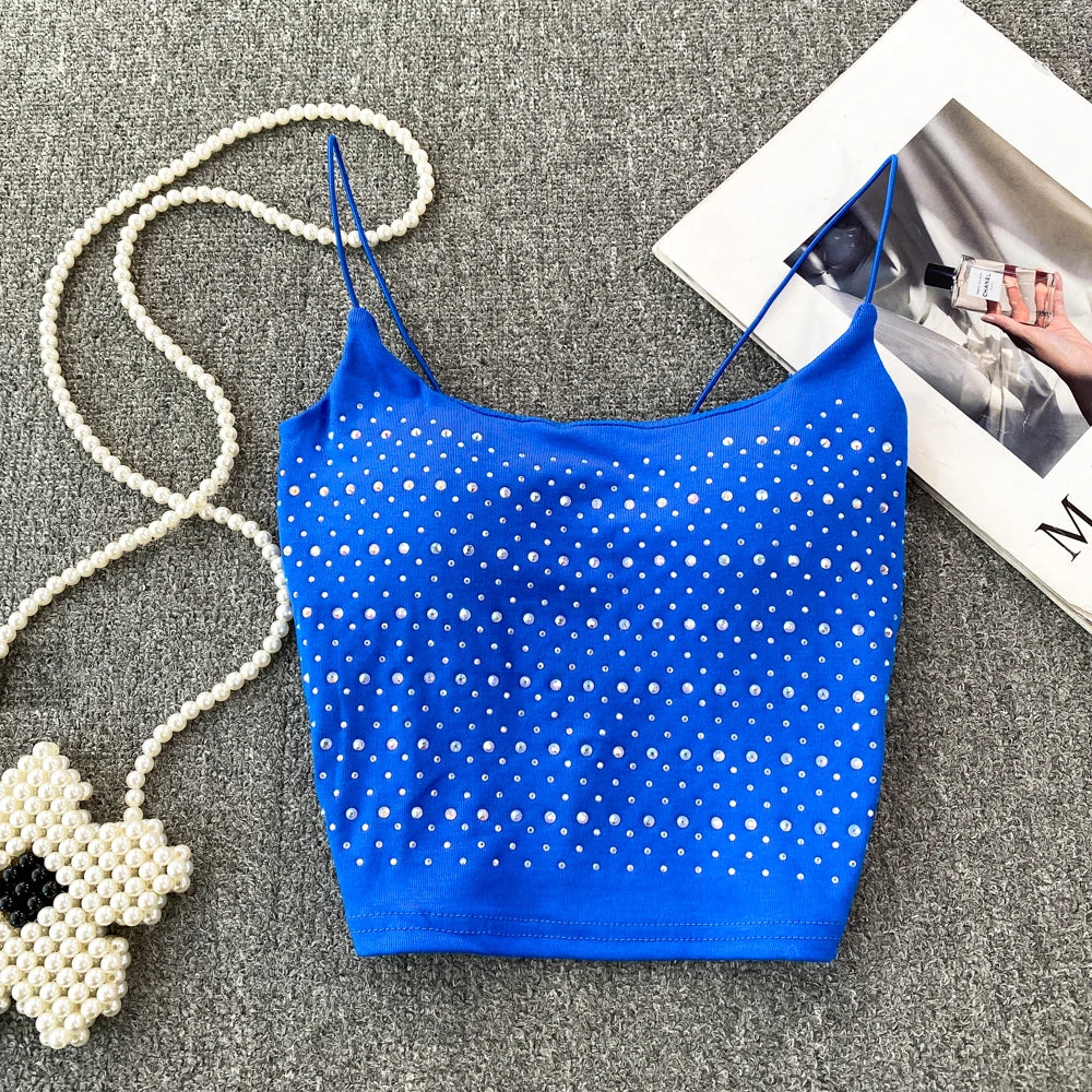 Women's Backless Tank Top - Pure Desire Slim Fit Bustier Base Layer for Ages 18-24