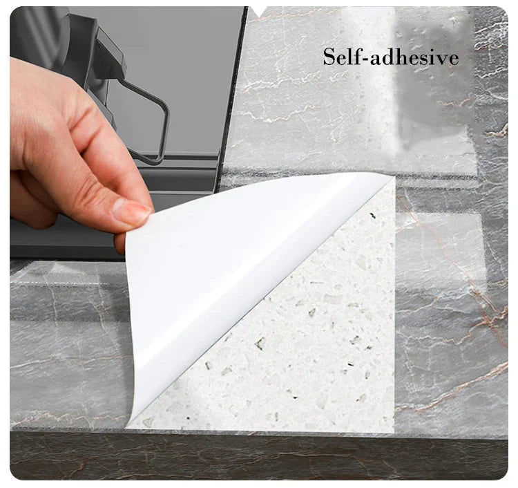 Waterproo&Moisture-Proof  Wallpaper Countertop Self-Adhesiv Cabinet Renovation Tile Marble Sticker The Max Mall