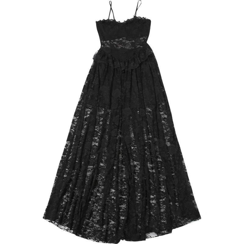 SylCue Sexy V-Neck Sheath Dress - Ankle Length Club Dress