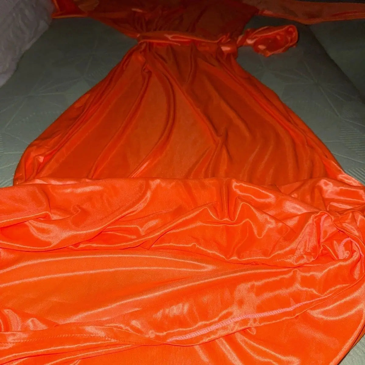 COZOK Women's Ankle-Length Nightgown - Long Sleeve Round Neck Spring Sleepwear Dress