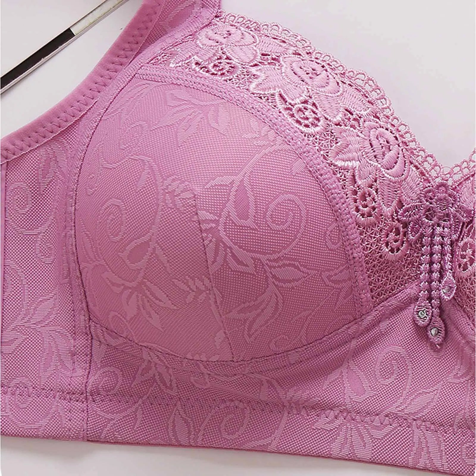 Sexy Lace Seamless Large Size Women's Sports Bra