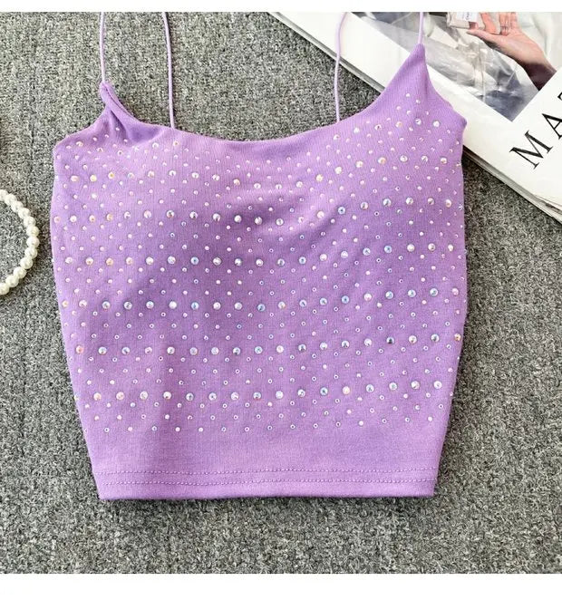 Women's Backless Tank Top - Pure Desire Slim Fit Bustier Base Layer for Ages 18-24