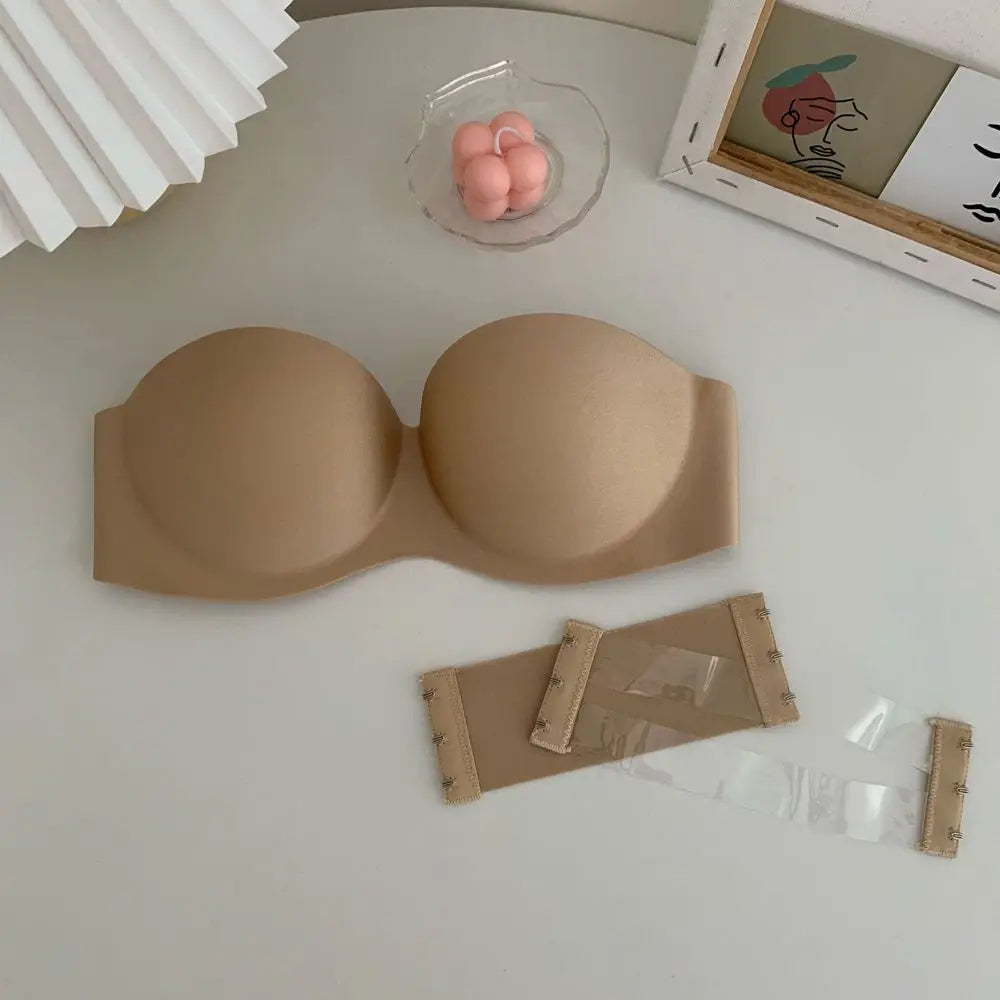 Seamless Push-Up Strapless Bra