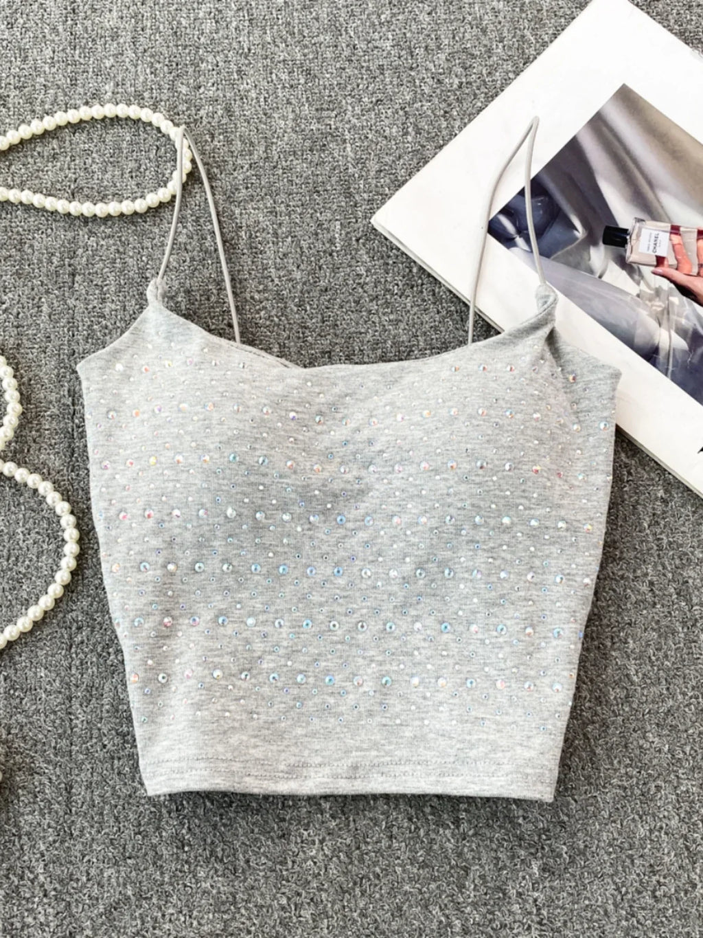 Women's Backless Tank Top - Pure Desire Slim Fit Bustier Base Layer for Ages 18-24