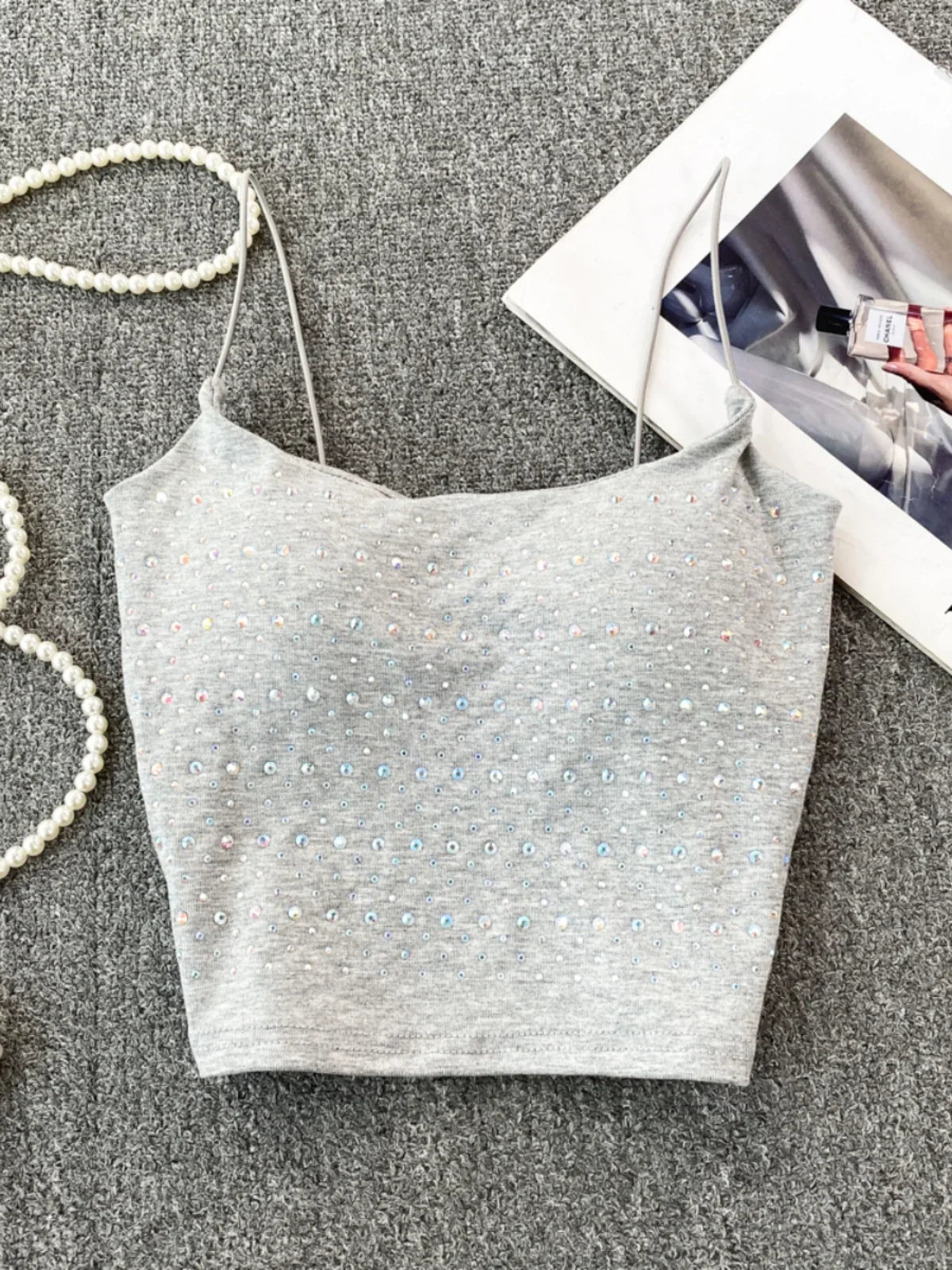 Women's Backless Tank Top - Pure Desire Slim Fit Bustier Base Layer for Ages 18-24