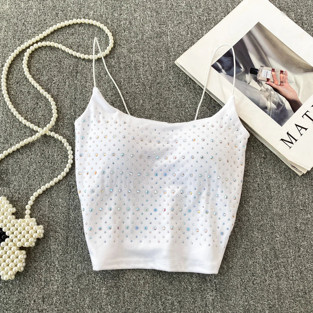 Women's Backless Tank Top - Pure Desire Slim Fit Bustier Base Layer for Ages 18-24