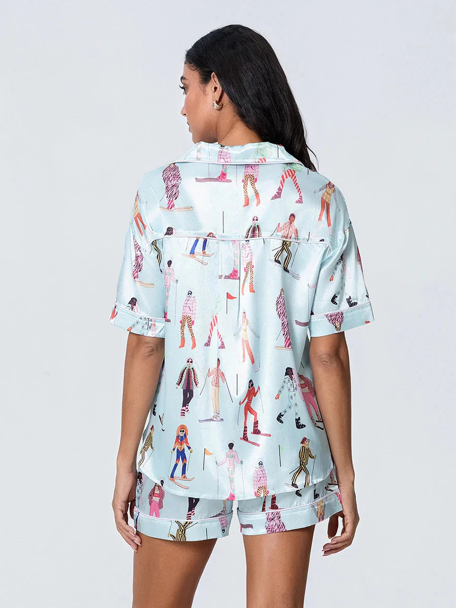 hirigin Summer Pajama Set - Cute Print hirigin
