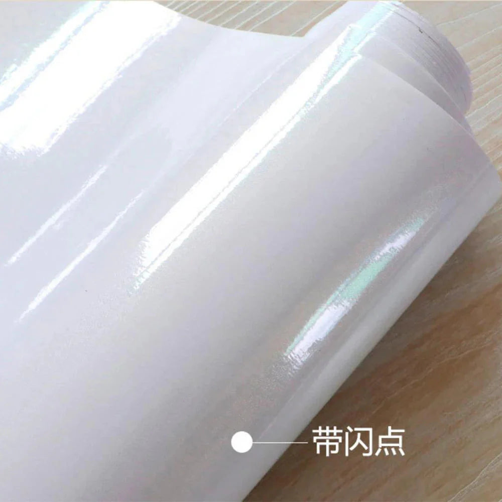 Kitchen Cabinet Pearlescent White Marble Contact Paper Vinyl Self Adhesive The Max Mall