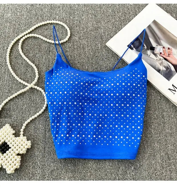 Women's Backless Tank Top - Pure Desire Slim Fit Bustier Base Layer for Ages 18-24