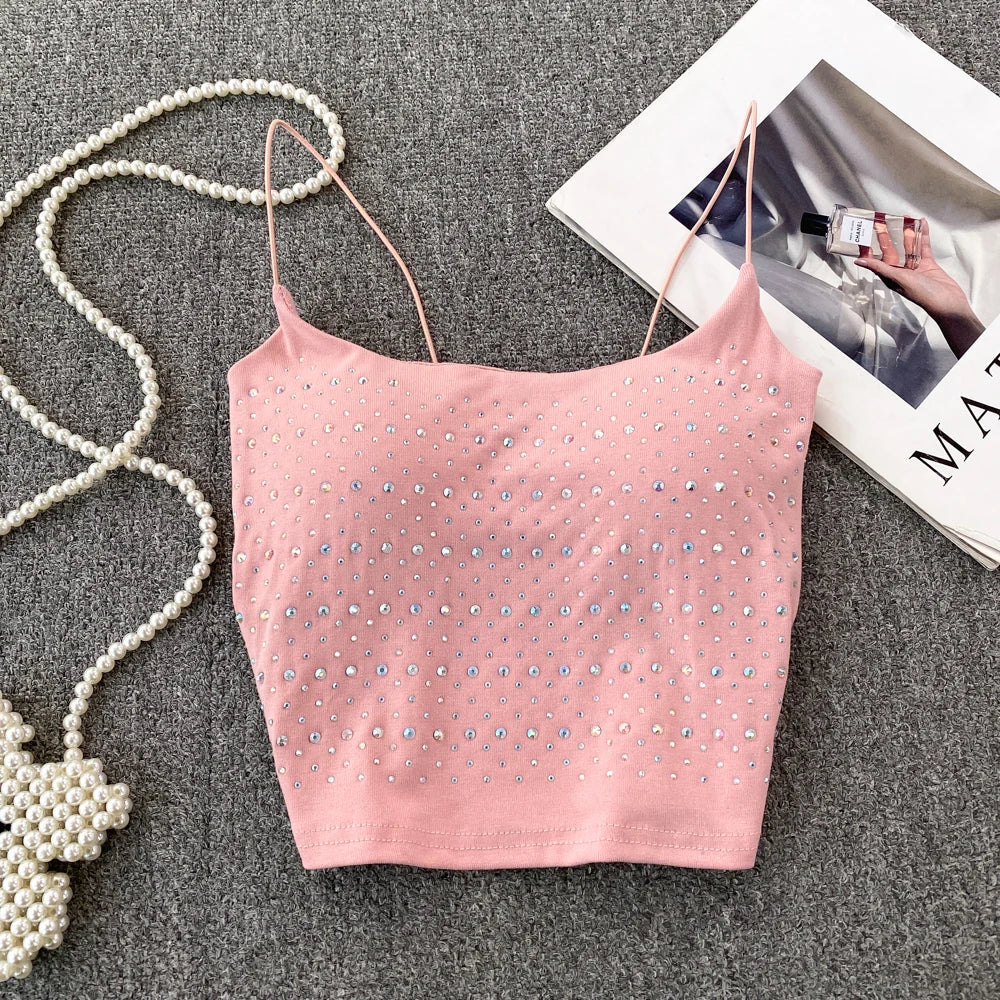 Women's Backless Tank Top - Pure Desire Slim Fit Bustier Base Layer for Ages 18-24