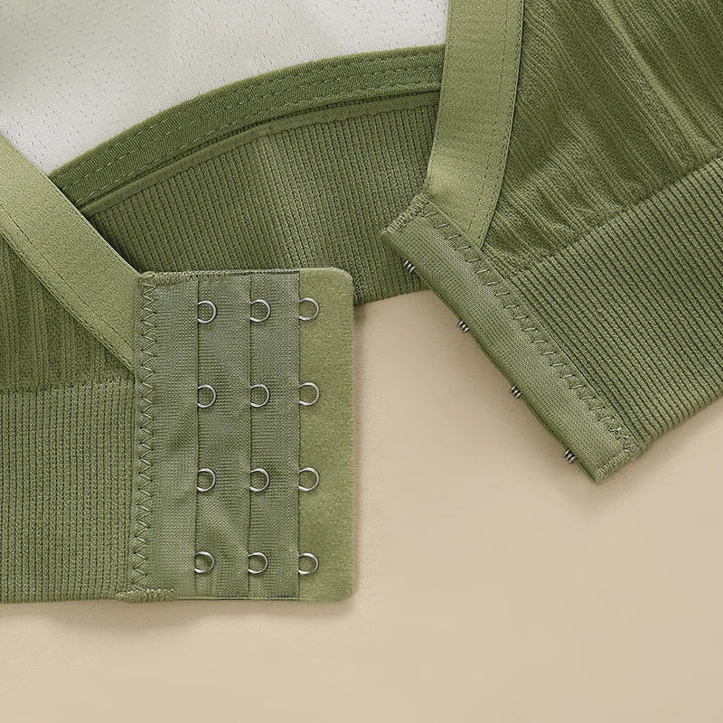 Women's Wireless Seamless Bra & Brief Set - 3/4 Cup Everyday Lingerie M-2XL