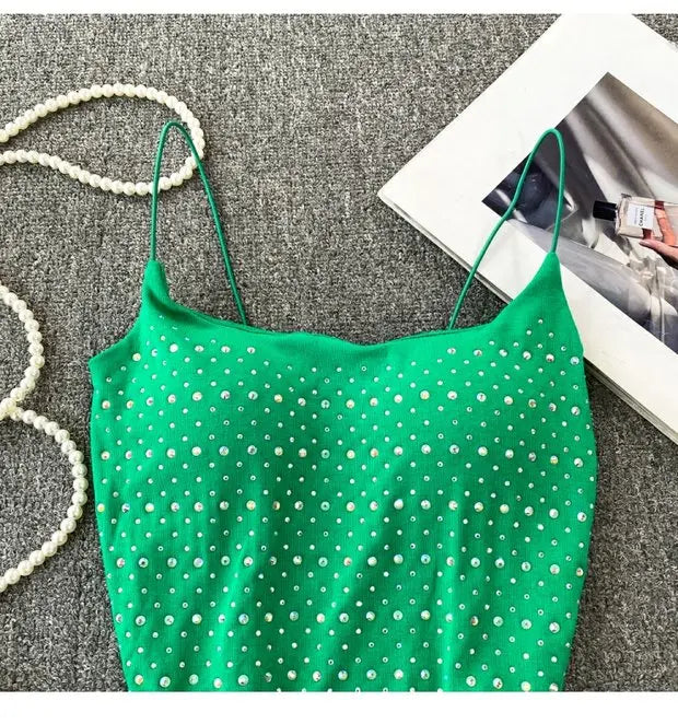 Women's Backless Tank Top - Pure Desire Slim Fit Bustier Base Layer for Ages 18-24