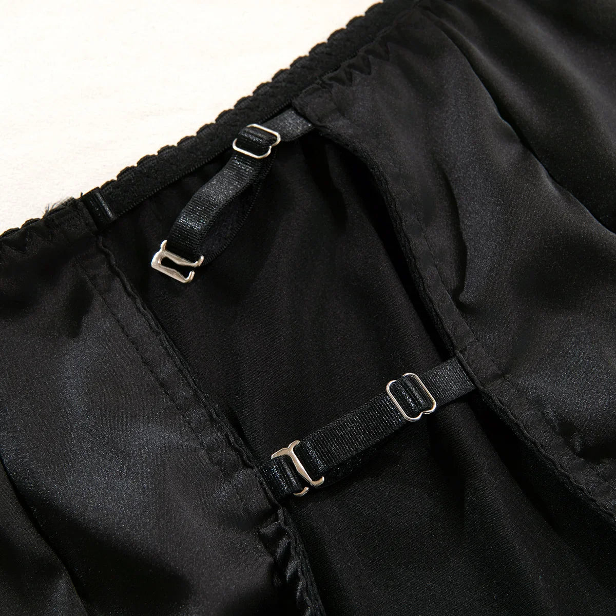 ELLOLACE Women's Sexy Lace Lingerie Set - Underwire Bra & Brief with Garter 3-Piece Set