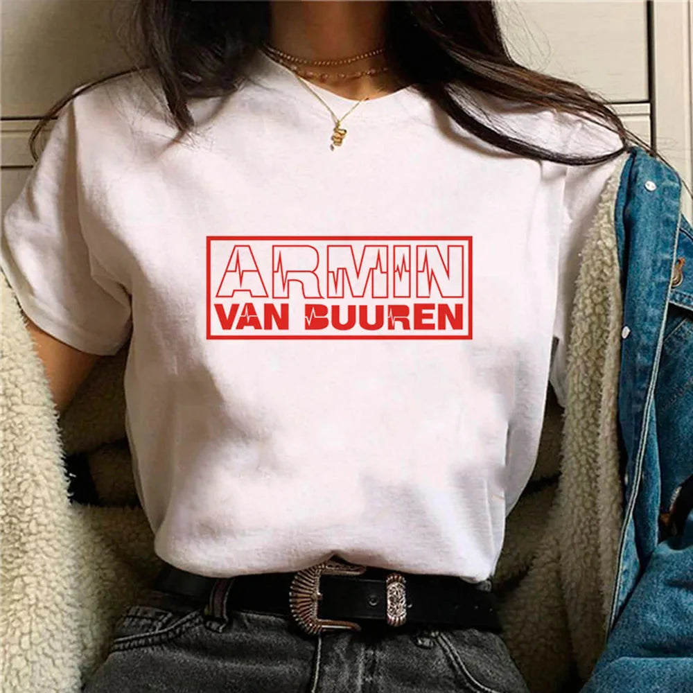 Armin Van Buuren t-shirts women graphic Tee female anime manga funny clothes The Max Mall
