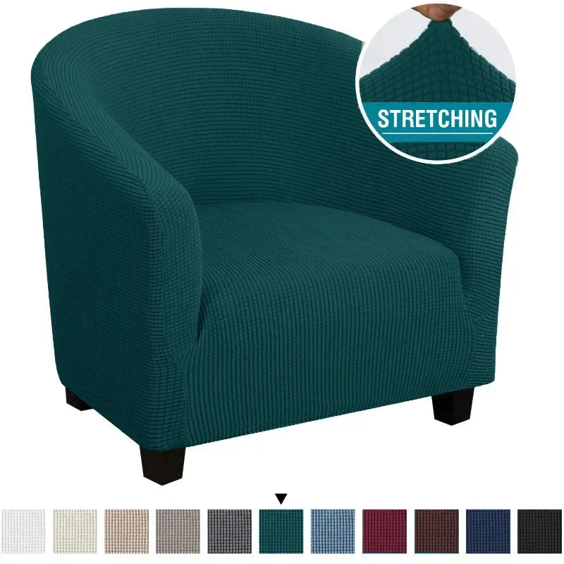 Anti-Slip Polyester Sofa Cover - Stretch Accent Chair Slipcover The Max Mall