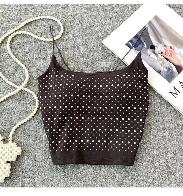 Women's Backless Tank Top - Pure Desire Slim Fit Bustier Base Layer for Ages 18-24