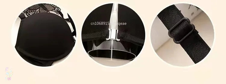 Butterfly Bra Brief Sets Detachable Double Straps Underwear