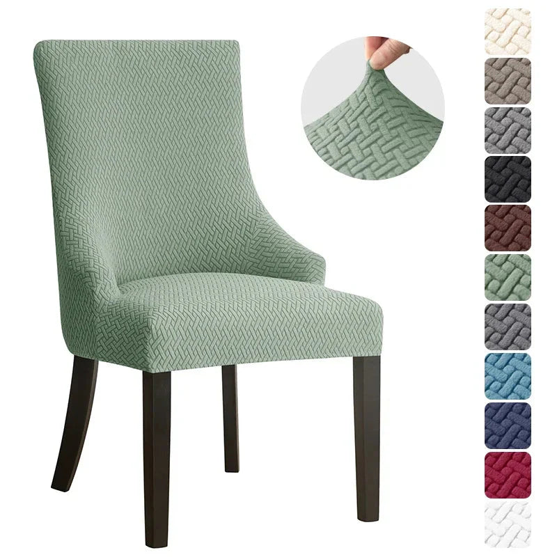 Yupartex Stretch Chair Cover - Jacquard Spandex Slipcover The Max Mall