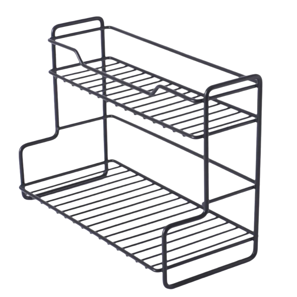 Modern Kitchen Organizer Shelf Waterproof Double-layer Kitchen Storage Stand The Max Mall