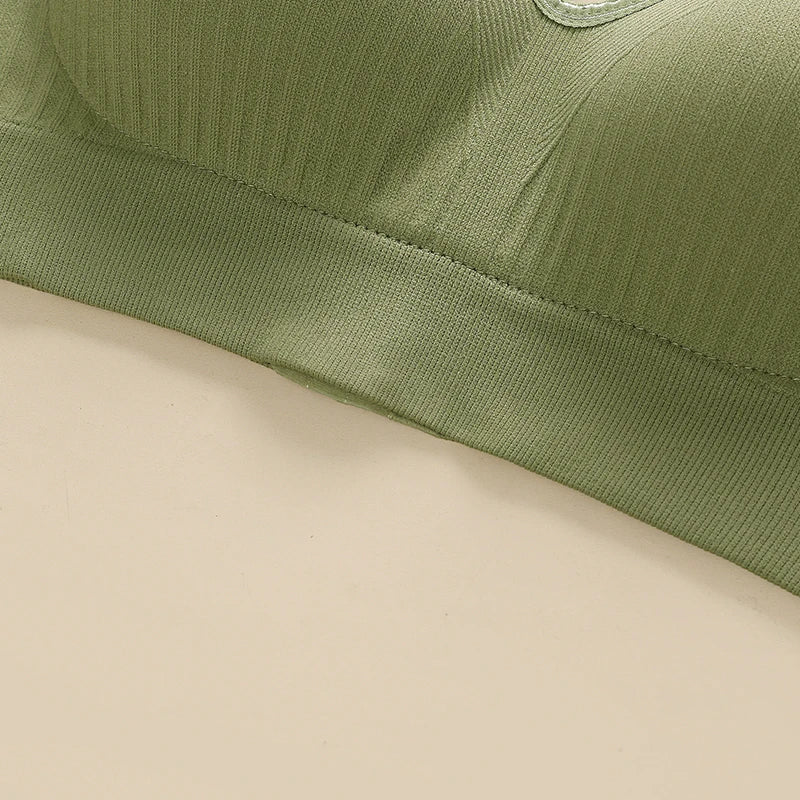 Women's Wireless Seamless Bra & Brief Set - 3/4 Cup Everyday Lingerie M-2XL