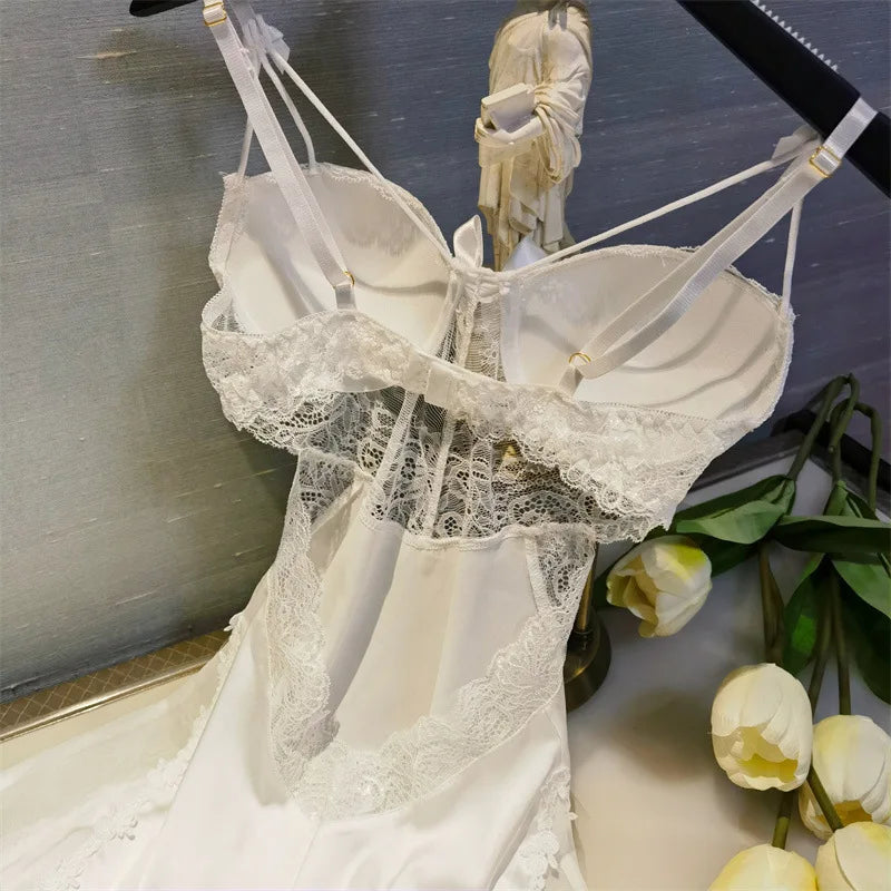 Sexy Chemise Nightgown Summer Women Sleepwear Nighty