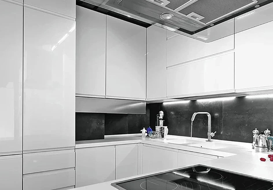 Kitchen Cabinet Pearlescent White Marble Contact Paper Vinyl Self Adhesive The Max Mall