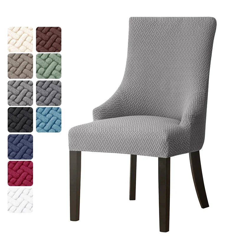 Yupartex Stretch Chair Cover - Jacquard Spandex Slipcover The Max Mall