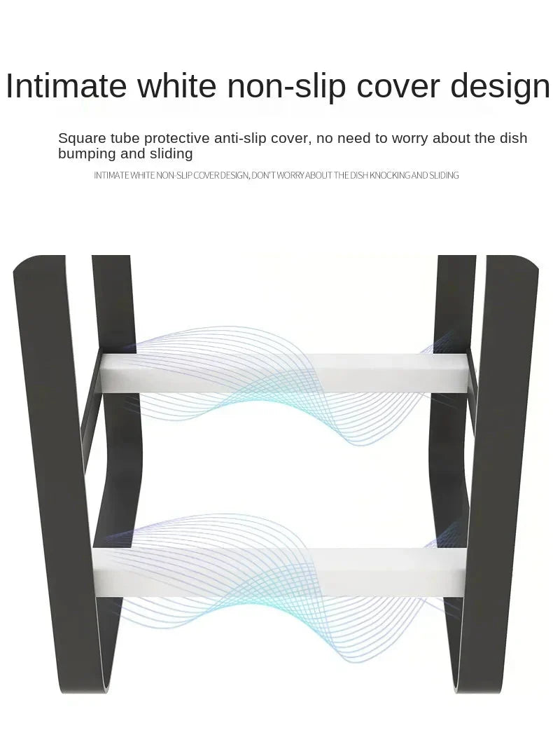 Kitchen Cabinet Plate Organizer - Multi-Function Dish Storage Rack The Max Mall