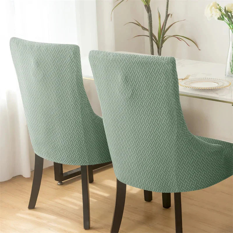 Yupartex Stretch Chair Cover - Jacquard Spandex Slipcover The Max Mall