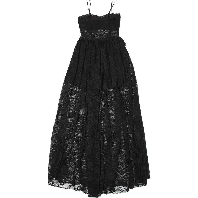 SylCue Sexy V-Neck Sheath Dress - Ankle Length Club Dress