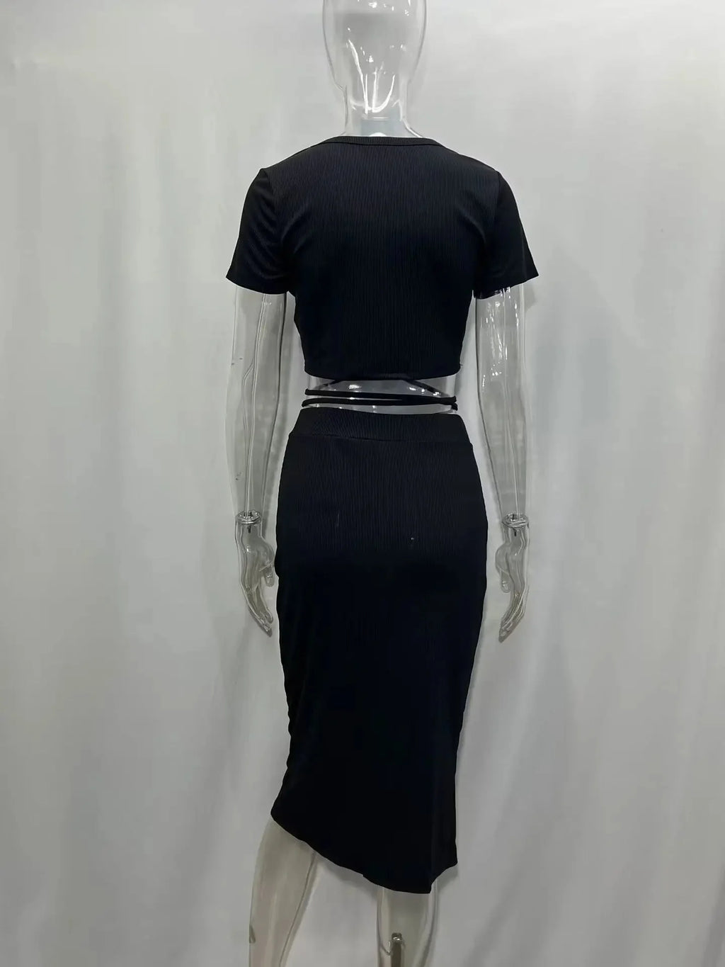 ELLGSSG Sexy Club Dress - Sheath Mid-Calf ELLGSSG