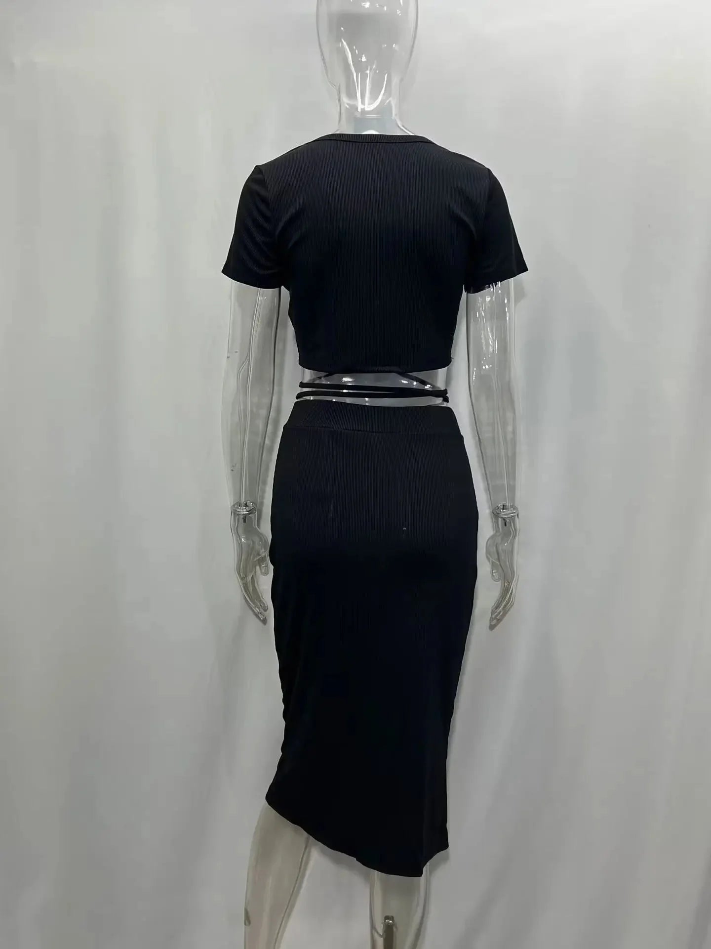 ELLGSSG Sexy Club Dress - Sheath Mid-Calf ELLGSSG