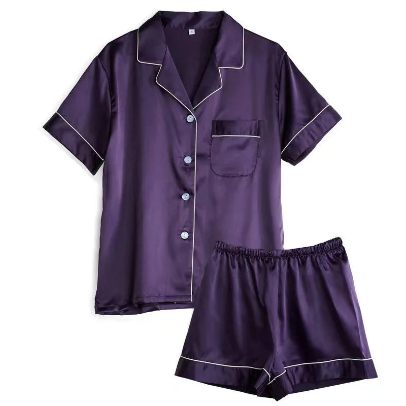 Luxury Rayon Short Pajama Set for Women