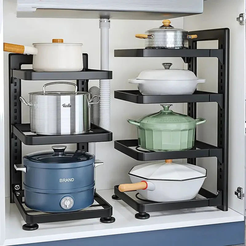 Complete Kitchen Organization System - Stainless Steel Shelves & Multi-Layer Storage Solution The Max Mall
