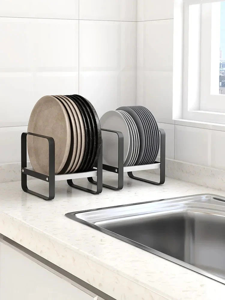 Kitchen Cabinet Plate Organizer - Multi-Function Dish Storage Rack The Max Mall