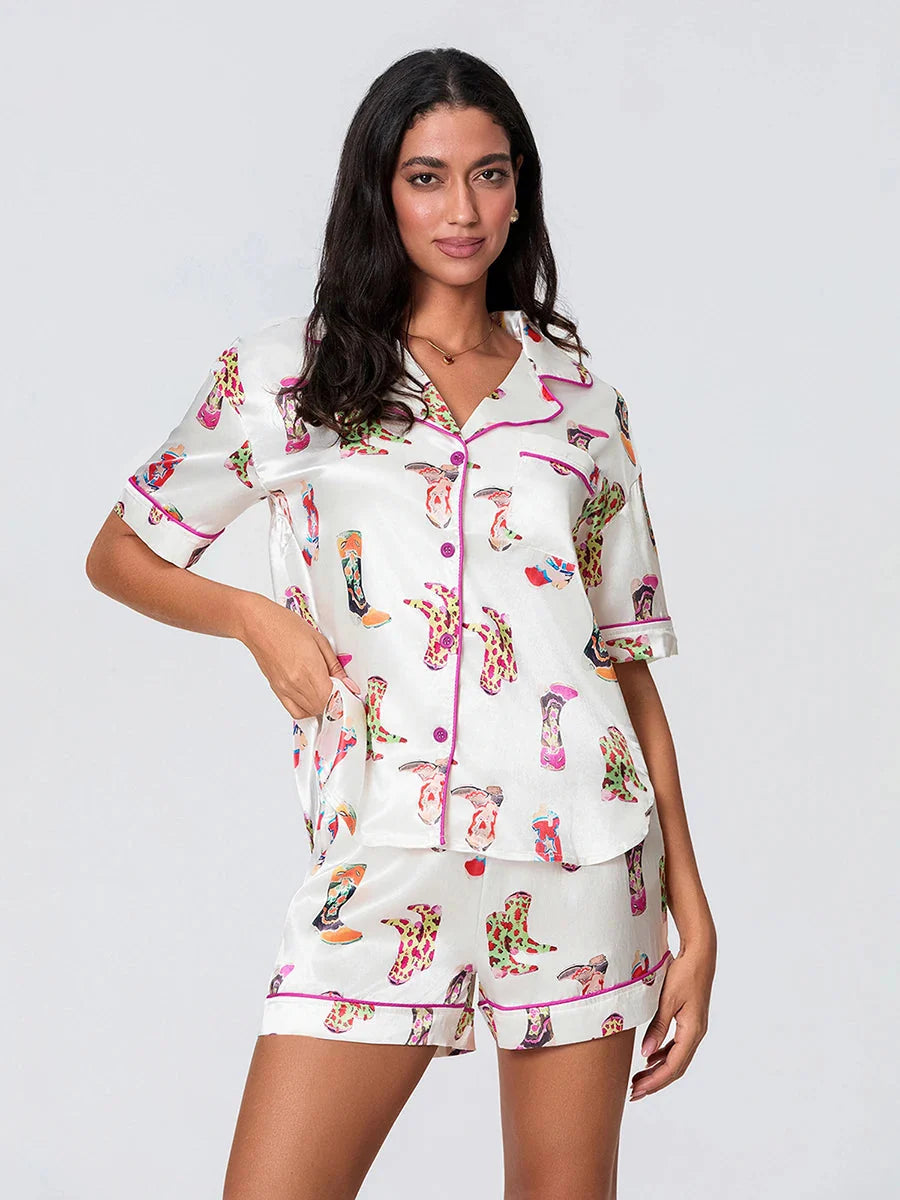hirigin Summer Pajama Set - Cute Print hirigin