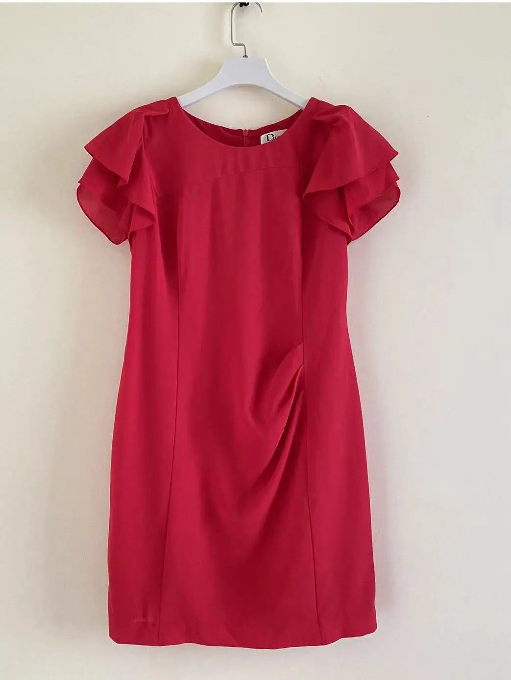Summer A-Line V-Neck Dress with Irregular Hem