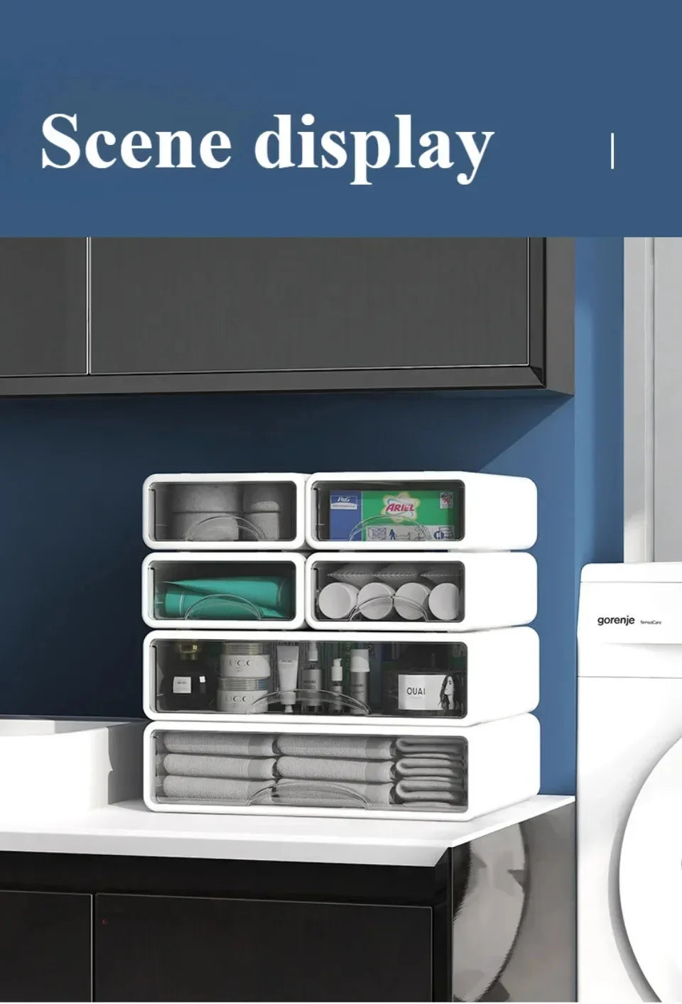 Plastic Box Desktop Organizer Drawer Makeup Storage The Max Mall
