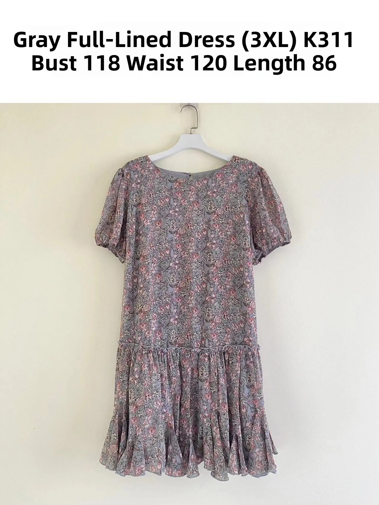 Summer A-Line V-Neck Dress with Irregular Hem