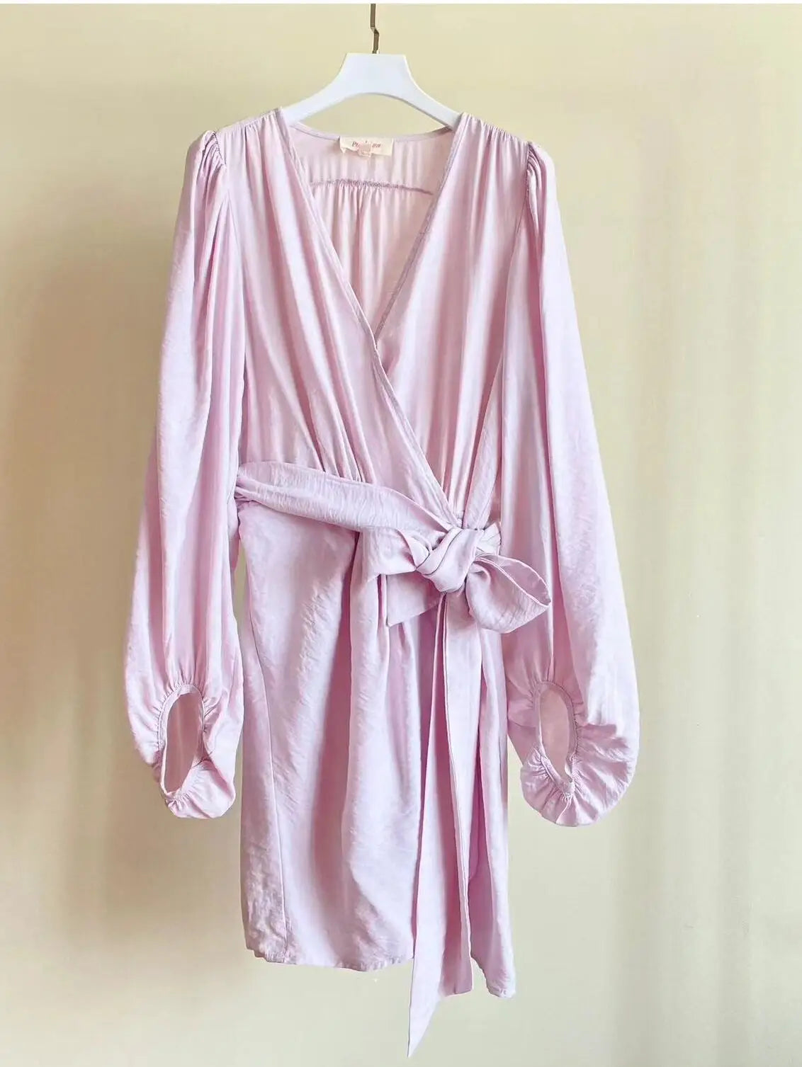 Summer A-Line V-Neck Dress with Irregular Hem