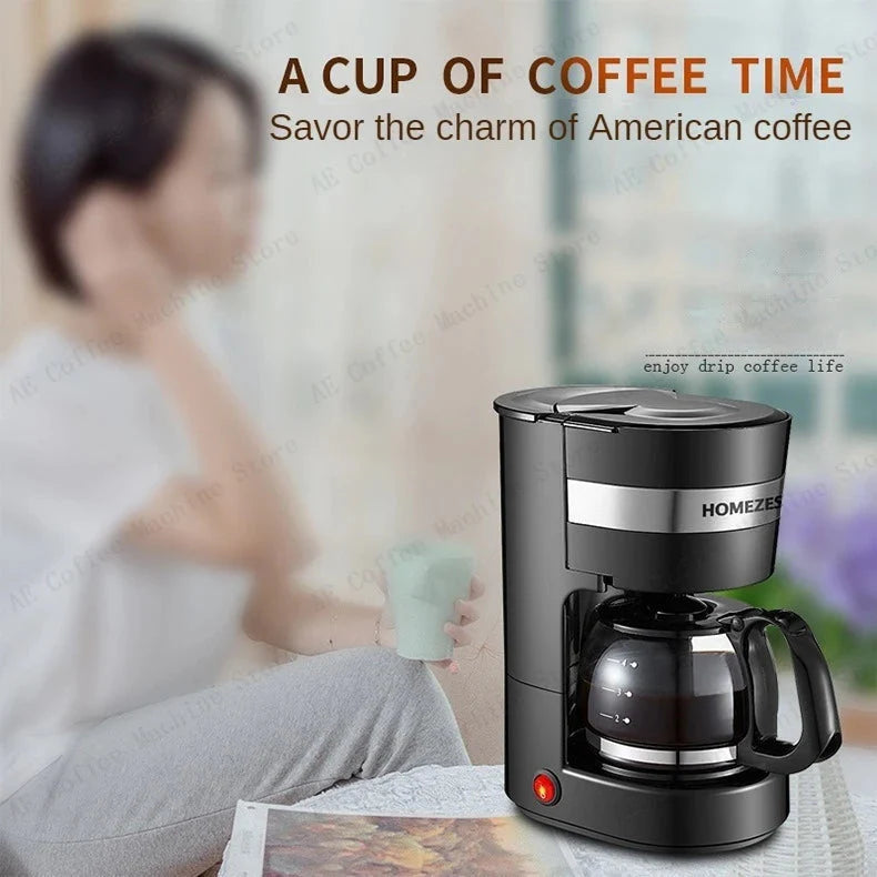 Household Small American Drip Coffee Maker Fully Automatic Tea Maker Portable The Max Mall