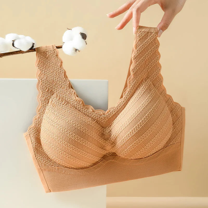 Seamless Wireless Push-Up Bra