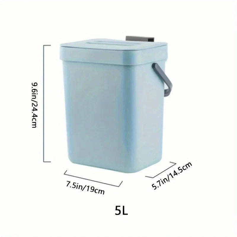 Kitchen Waste Bin Household Countertop Container with Lid for Rubbish Composter The Max Mall
